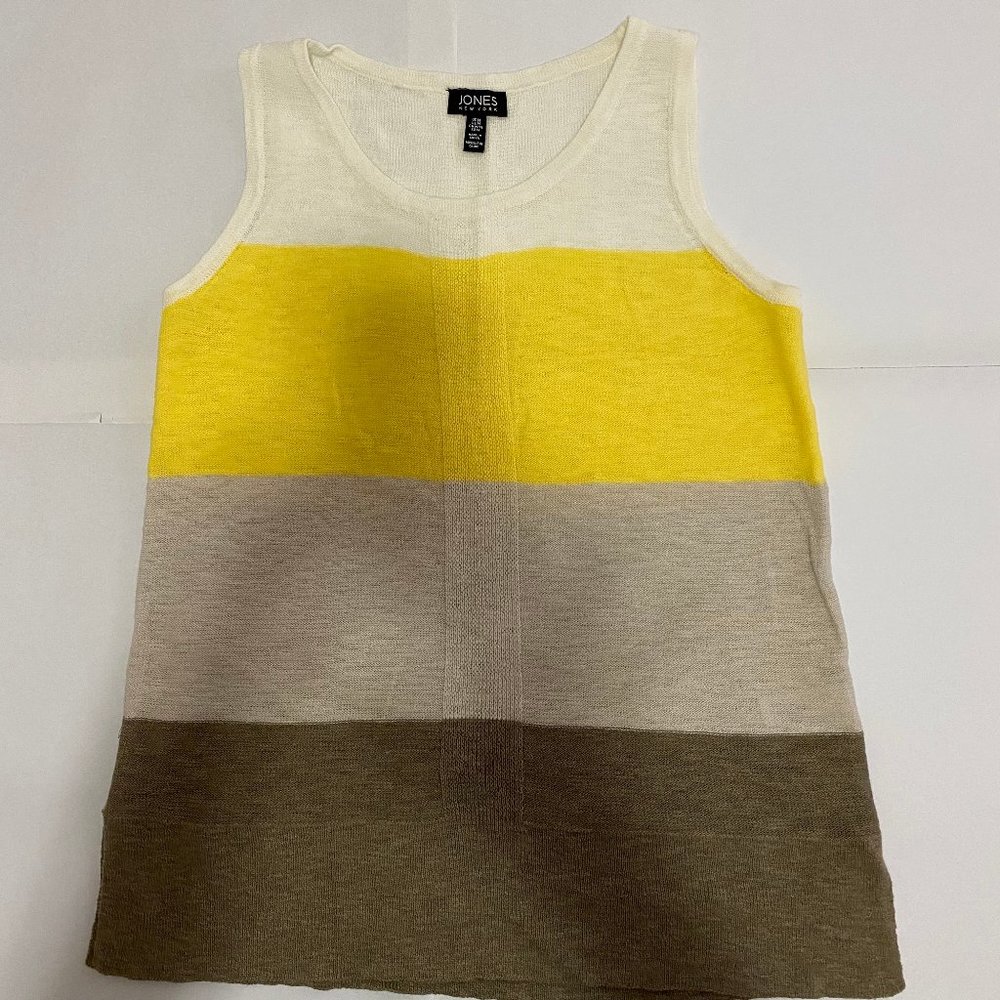 Jones New York Women's Size M Color Blocked Sweate